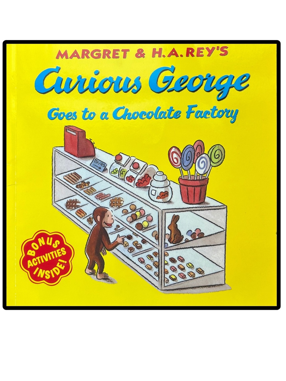 BUNDLE & SAVE 🐵 Curious George Goes to the Chocolate Factory Softcover Book